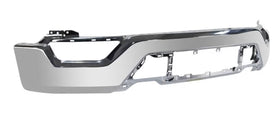 Tecman Front bumper face bar steel for Ford F150 2021-2023 chrome without sensor holes FO1002463