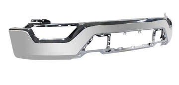 Tecman Front bumper face bar steel for Ford F150 2021-2023 chrome without sensor holes FO1002463