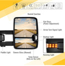 Towing Mirrors Fits Dodge Ram 2009-2018 (2019-22 Classic) Black Pair Power Heated-4