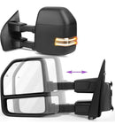 Towing mirrors for Ford f150 2015 - 2020 Power heated Blind spot monitor Temperature sensor puddle lights-1