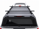 Aluminum heavy duty Cross bars for Pickup truck Cap Set with hardware Matte black, powder coated-2