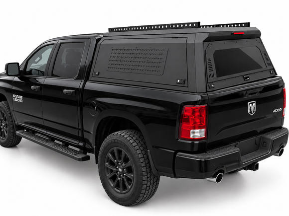 Cheetah Pro Titanshell Heavy duty Aluminum truck Canopy for Ram  2012 - 2024 1500 2500 Classic 6.4FT bed.