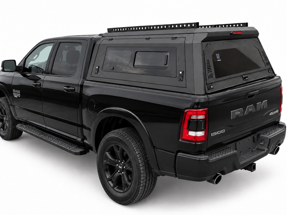 Cheetah Pro Outlander - Truck Cap
 Heavy duty Aluminum truck Canopy with Slinding windows for Ram  2012 - 2024 1500 2500 Classic 6.4FT bed.