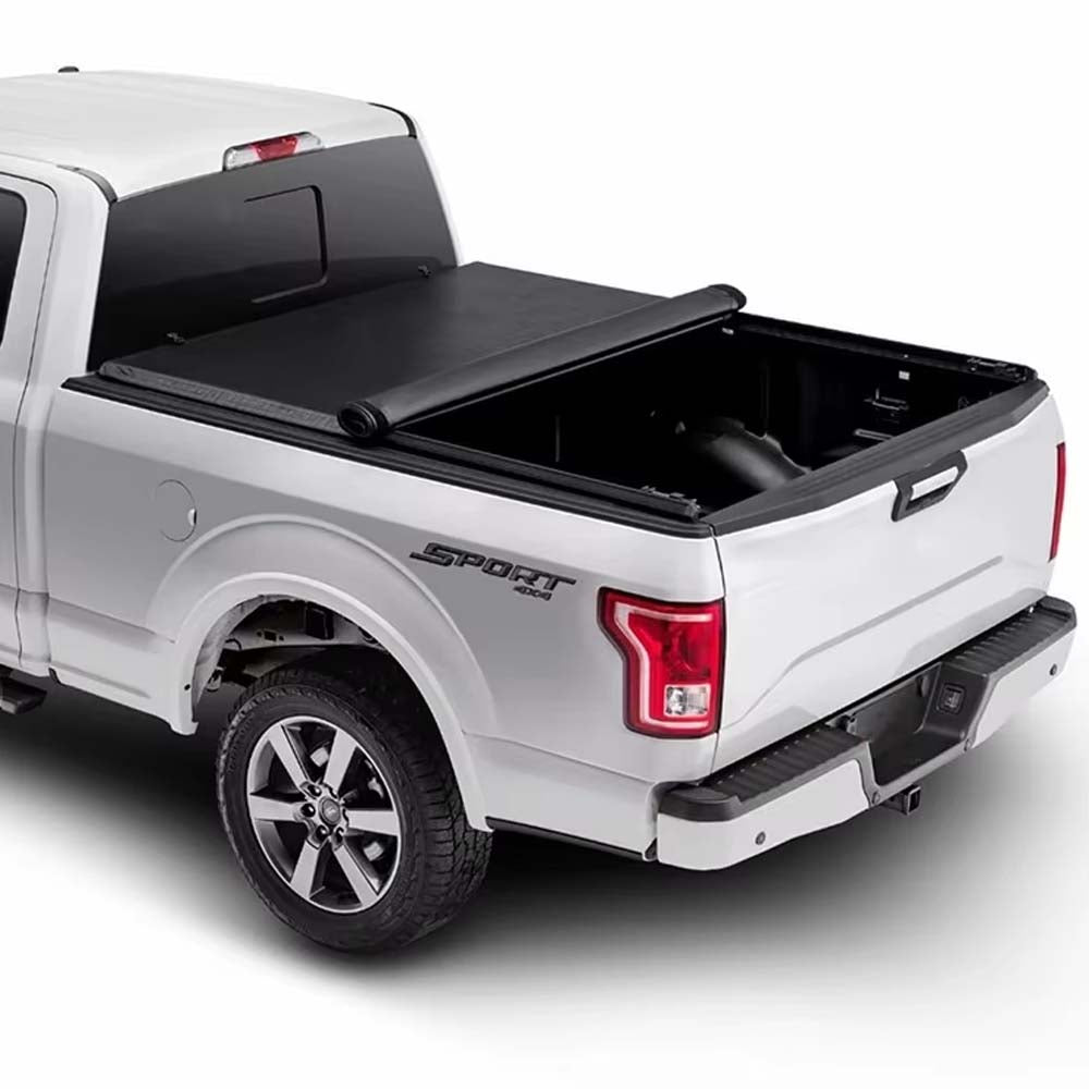 AUTOSAVER88 Soft Roll-Up Truck Bed Tonneau Cover – 5FT For 2024-2025 Toyota Tacoma – No-Drill Clamp On