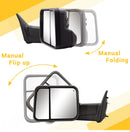 Tow Mirrors Fit Dodge Ram 2009-2018 (2019-22 Classic) Black Pair Power Heated-4
