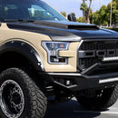 Tecman Headlights set for Ford F150 2015 - 2017 Black Housing Clear lens Led Replaces FO2502335 FO2503335-2