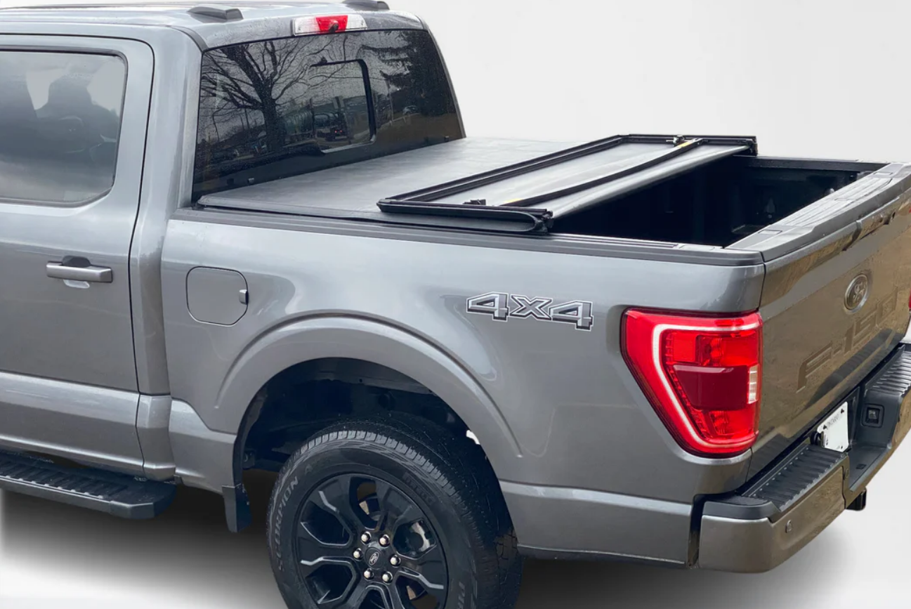 Soft Trifold Tonneau Cover fits Silverado Sierra 2014 - 2018 6.6ft - 0