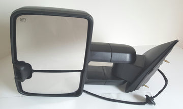 Towing Mirror Fits 2014 - 2018 Driver Side Power Heated with Signal - 0
