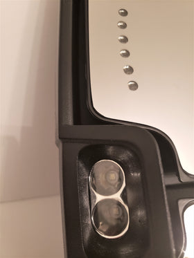 Towing Mirrors Fits 2014 - 2018 Pair Power Heated with Smoked Signal - 0