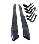 Running boards for Dodge ram Quad cab 2019 - 2020 - 2021 1500 5" Curved oval Black-1