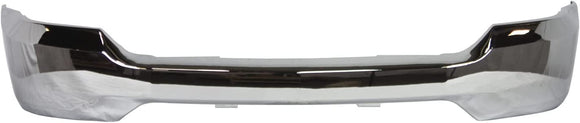 REPLACES GM1002860 BUMPER FACE BAR FOR SILVERADO FR STEEL CHROME W/O FOG LAMPS/SENSORS