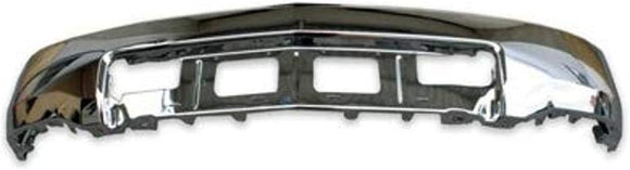 Replaces: GM1002844 BUMPER FACE BAR FR CHROME W/O FOG LAMP/SENSOR