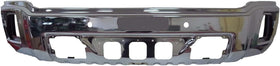 REPLACES GM1002847 BUMPER FACE BAR FR CHROME W/SENSOR FOR GMC SIERRA