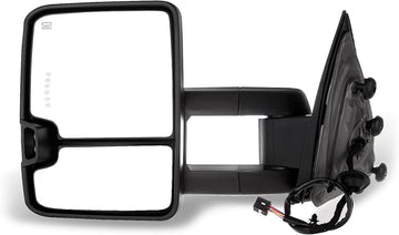 Towing mirror for Silverado Sierra 14 - 18 Driver side LH Power heated turn Signal - 0