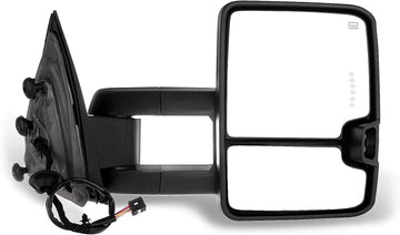 Towing mirror for Silverado Sierra 14 - 18 Passenger side RH Power heated turn Signal - 0