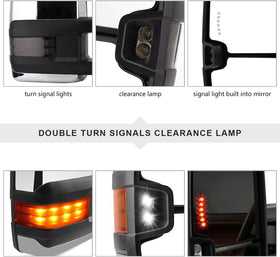 Towing mirrors for Silverado Sierra 2003 - 2006 - 0