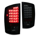 Tail lights for 02-06 Dodge Ram 1500/03 2500 3500 LED Tail Brake Light Rear Lamp Black/Smoke-4
