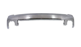 Replaces GM1002833 BUMPER FACE BAR FR CHROME STEEL W/O TOWING Without center hole