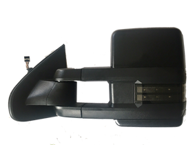 Towing Mirror Fits 2014 - 2018 Driver Side Power Heated with Smoked Signal