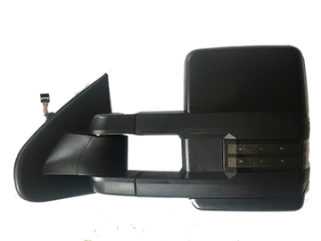 Towing Mirror Fits 2014 - 2018 Driver Side Power Heated with Smoked Signal