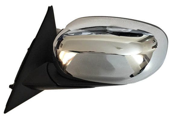 Side mirror for Chrysler 300 Magnum Driver side Power heated Chrome - Tecman Automotive inc  