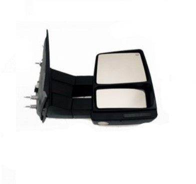 Fits Ford F-150 2007-2014 Power Heated black Passenger side - 0