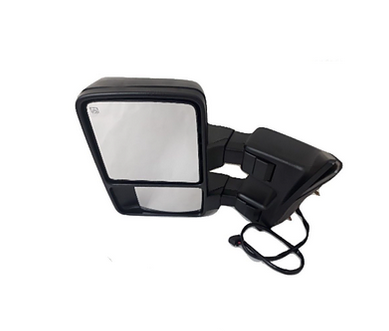 Towing mirror for Ford F250 F350 F450 08 - 16 Driver side Chrome Power Heated - 0
