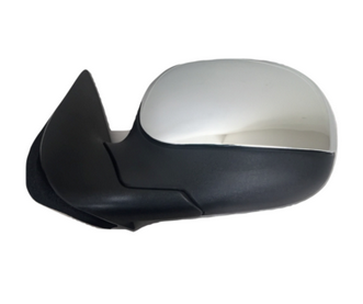 Side mirror fits Ford f150 97 - 02 Manual Chrome Driver side Door mirror - Tecman Automotive inc  