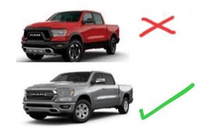 Running boards for Dodge ram Quad cab 2019 - 2020 - 2021 1500 5" Curved oval Black - 0