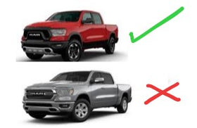 Running boards for Dodge ram Quad cab 2010 - 2018 5" Curved oval Black - 0