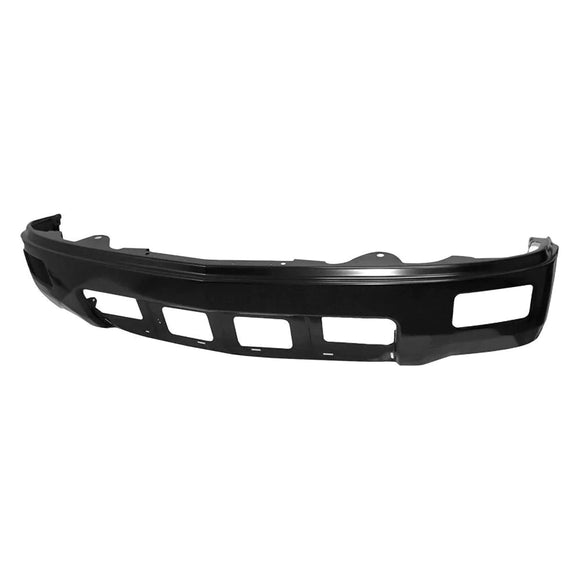 Replaces: GM1002852 BUMPER FACE BAR FR BLACK W/FOG LAMP W/O SENSOR For Silverado