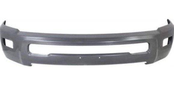 BUMPER FACE BAR FR PAINTED GRAY W/FOG LAMP HOLE