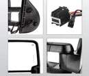 Towing mirror fits Silverado Sierra 07-13 Driver side LH Power heated turn signal-3