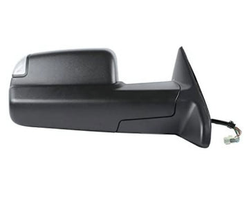 Towing Mirror Fits Dodge Ram 2009 - 2018 Black Passenger side Power Heated