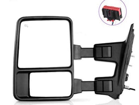 Towing Mirror For Ford F250 F350 F450 08 - 16 Driver Side Power Heated - 0