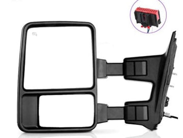 Towing Mirror For Ford F250 F350 F450 08 - 16 Driver Side Power Heated - 0
