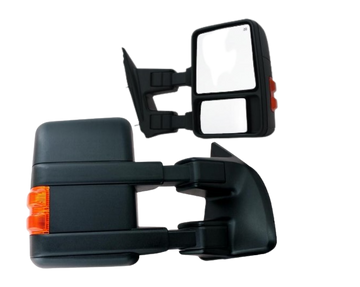 Towing Mirrors For Ford F250 F350 F450 08 - 16 Amber signal Pair Power Heated