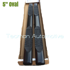 Side steps fits Silverado Sierra 5" 2007 - 2018 Extended cab Black - 0