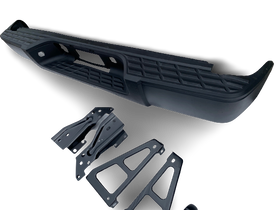 Rear Bumper for GMC Sierra Chevy Silverado 2007 - 2013 Black w/o sensor holes - 0