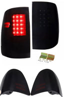 For 2009-2018 Dodge Ram 1500 2500 3500 LED Black Tail Lights Brake Lamps LH & RH-2